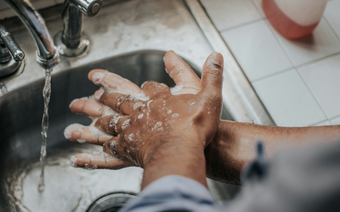 Most people wash their hands for about six seconds. It takes twenty