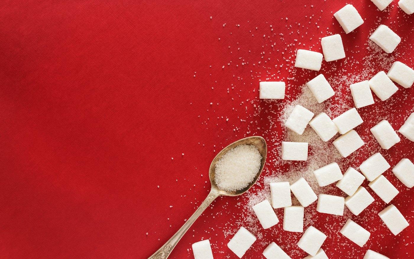 There are about seven teaspoons of sugar in one small bottle of cola
